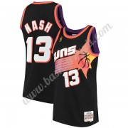 Maglie NBA Phoenix Suns 1996-97 Steve Nash 13# Nero Hardwood Classics Canotte Swingman..
